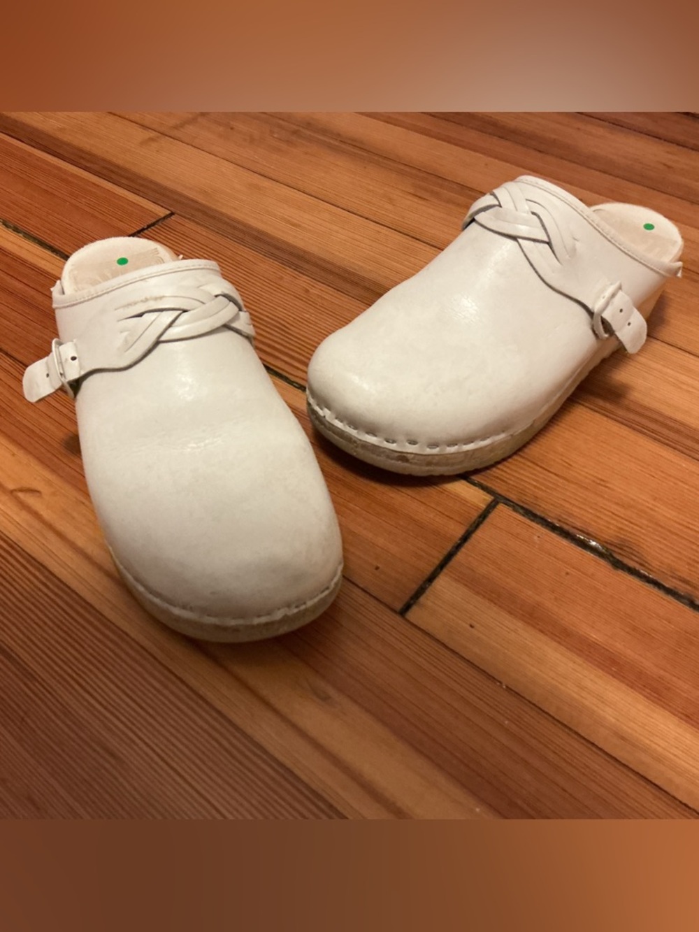 Vintage Sven Swedish Leather Clogs